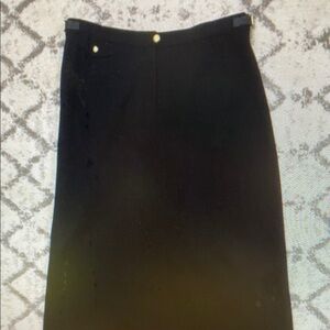 Ralph Lauren Black Skirt Mid Length 10p
